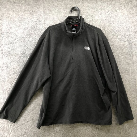 The North Face 1/4 Zip Pullover Jacket Mens XL Fleece Embroidered Logo Polyester - Picture 1 of 10